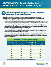 Dose Guide for Healthcare Providers thumbnail